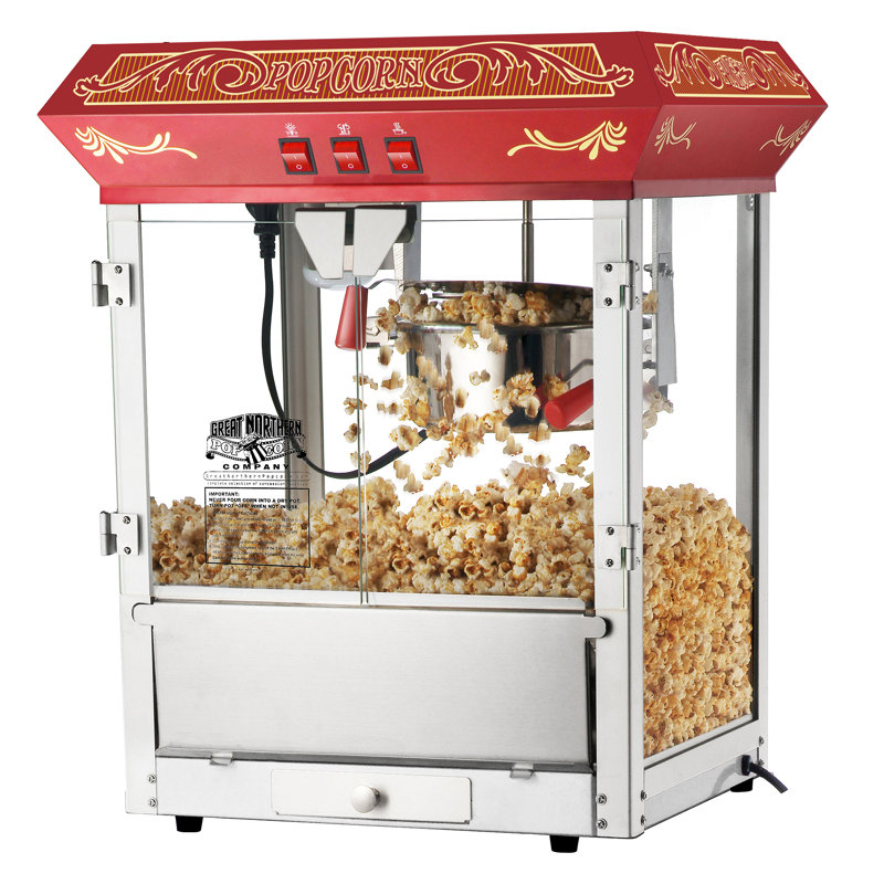 8 oz popcorn machine with cart clearance