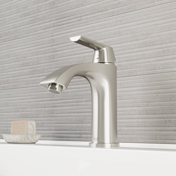 Penela Single Hole Bathroom Faucet with Optional Drain Assembly by VIGO