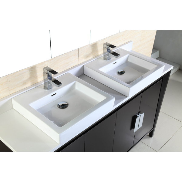 60 Double Sink Vanity by Bellaterra Home