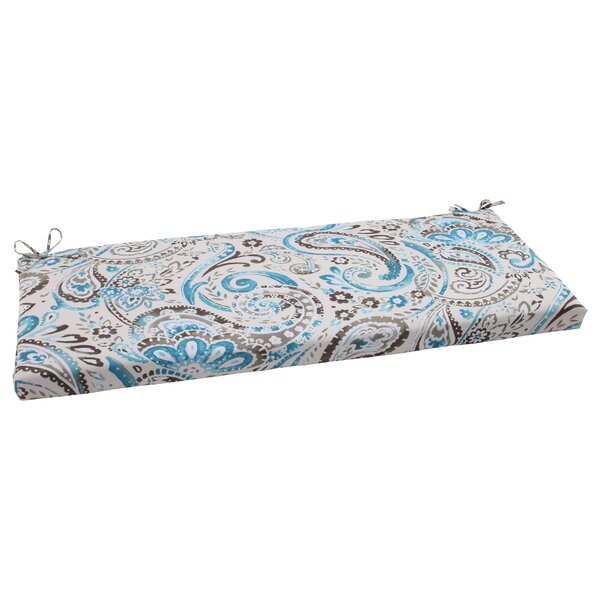 Pillow Perfect Paisley Outdoor Bench Cushion & Reviews | Wayfair