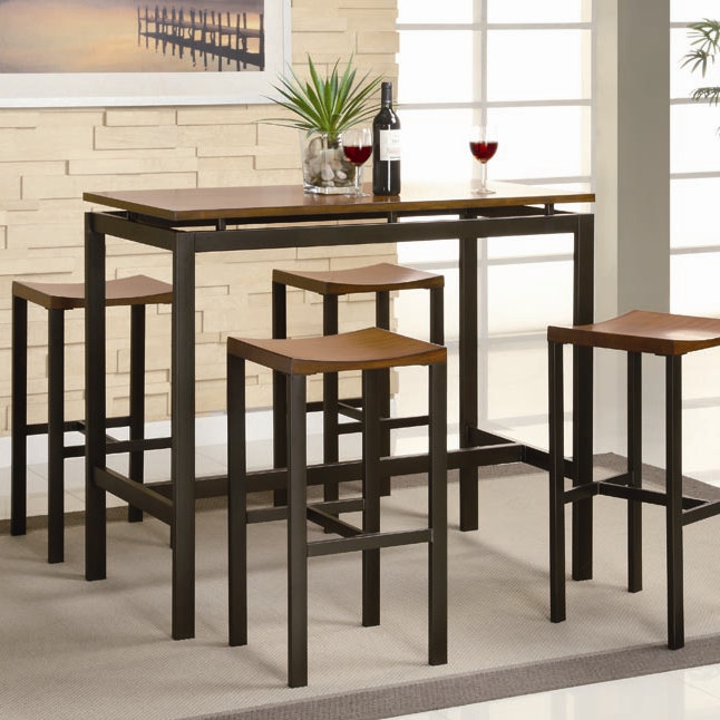 Pub Tables Bistro Sets You Ll Love Wayfair Swigart 5 Piece Pub Table Set