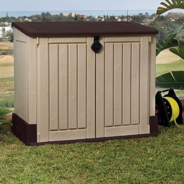 Store-It-Out MIDI 4 ft. W x 2 ft. D Plastic Horizontal Garbage Shed by Keter