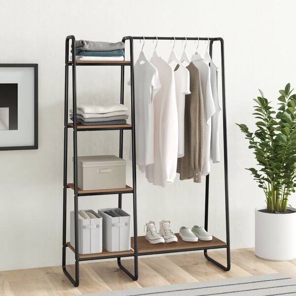 Wall Mounted Garment Rack Wayfair