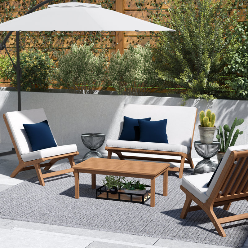 Trent Austin Design Cortney 4 Piece Sofa Seating Group With