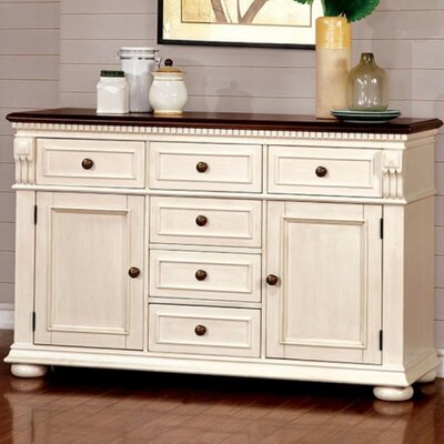 Canora Grey Bagby Sideboard  Color (Base/Top): Cheery/White