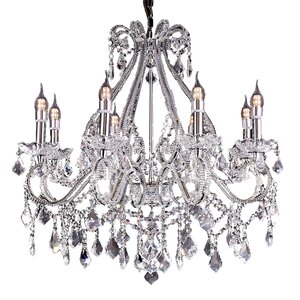 Andesine 8-Light Crystal Chandelier