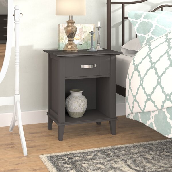 Philippa 1 Drawer Nightstand By Andover Mills