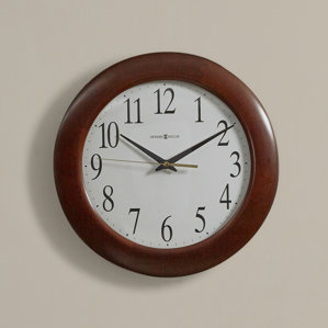 cherry wood wall clocks you'll love | wayfair cherry wood wall clocks you'll love | wayfair