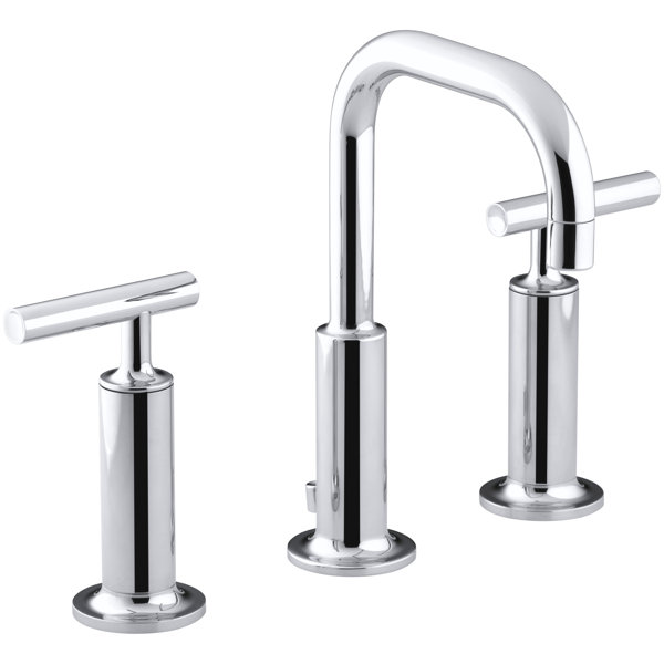 Purist Widespread Bathroom Faucet with Drain Assembly by Kohler
