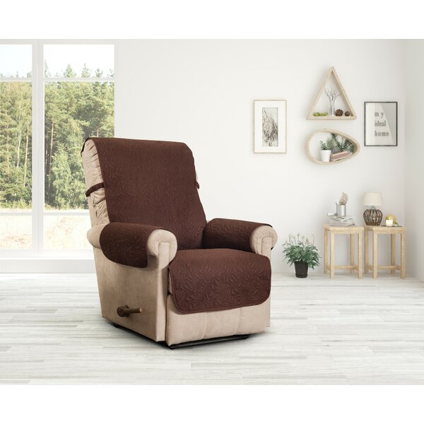 Belmont Leaf Secure Fit Recliner Furniture Slipcover By Innovative Textile Solutions