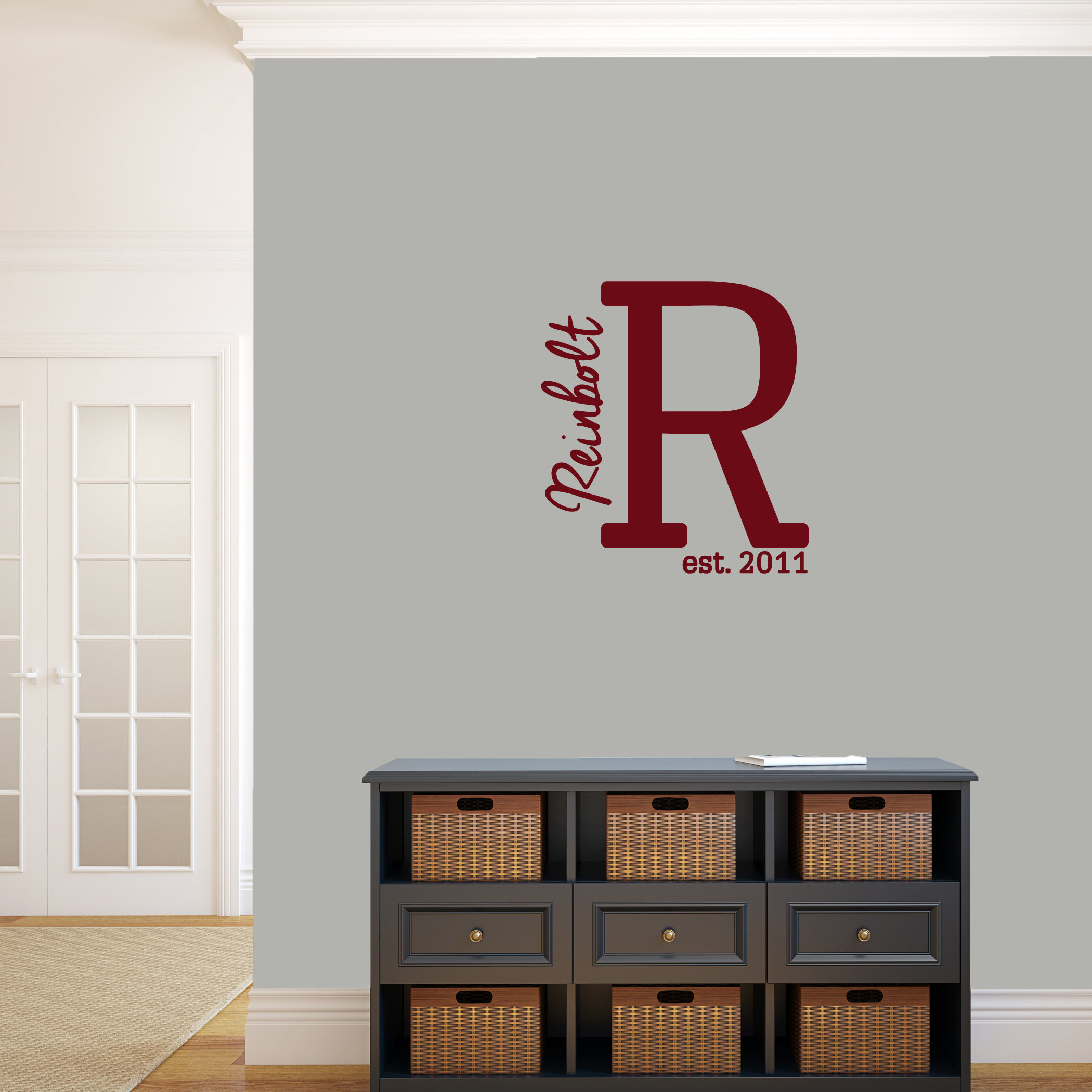 wall door stickers personalised any name home kitchen units