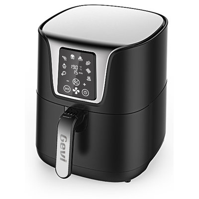 Gevi Air Fryer 3.2qt With Nonstick Basket, 8-in-1 Air Fryer Oven With Led Touch Screen,  1500w GEVI