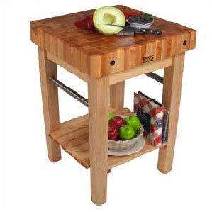 John Boos Wayfair Boosblock Butcher Block Prep Table