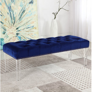 Stockbridge Upholstered Bedroom Bench by House of Hampton