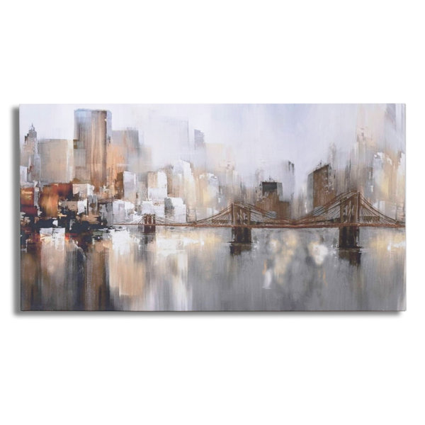 pix New York Skyline Glass Wall Art new york glass wall art