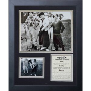 Three Stooges Golf Framed Photographic Print
