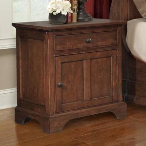 Retreat Cherry 1 Drawer Nightstand by Cresent Furniture