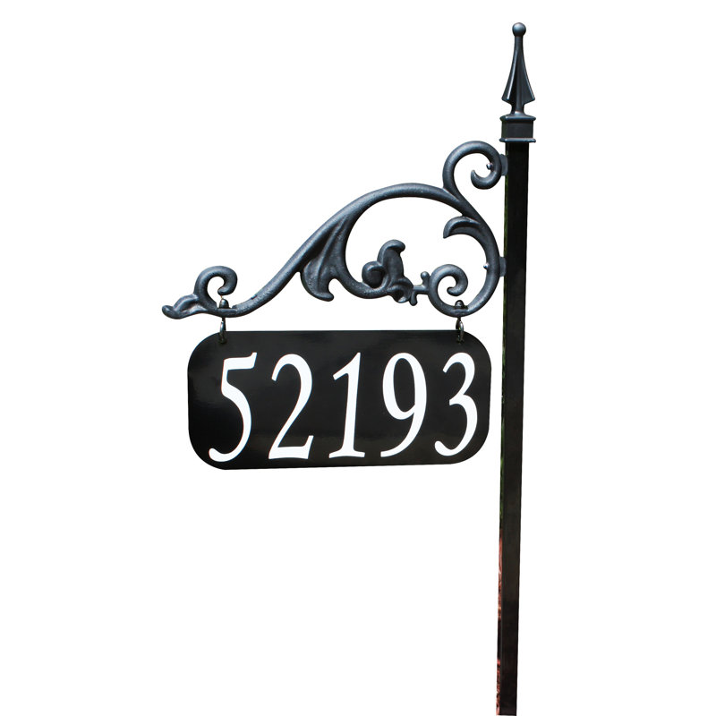 Annandale 1-Line Double-Sided Reflective Address Sign