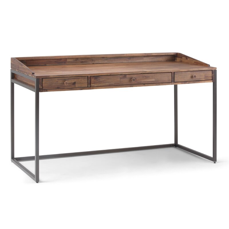 Union Rustic Cordell Solid Wood Desk Reviews Wayfair