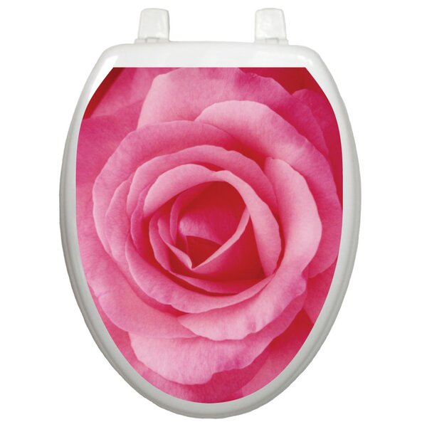 Themes Single Rose Toilet Seat Decal by Toilet Tattoos