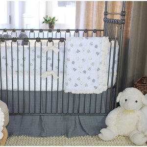 Lambie Tales 3 Piece Crib Bedding Set