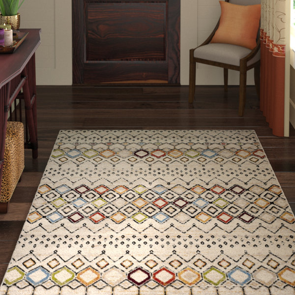 Vadim Ivory Area Rug by World Menagerie