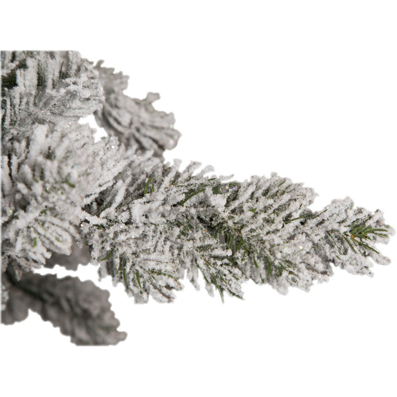 The Holiday Aisle Douglas Deluxe Downswept Slim Snowy Power Pole