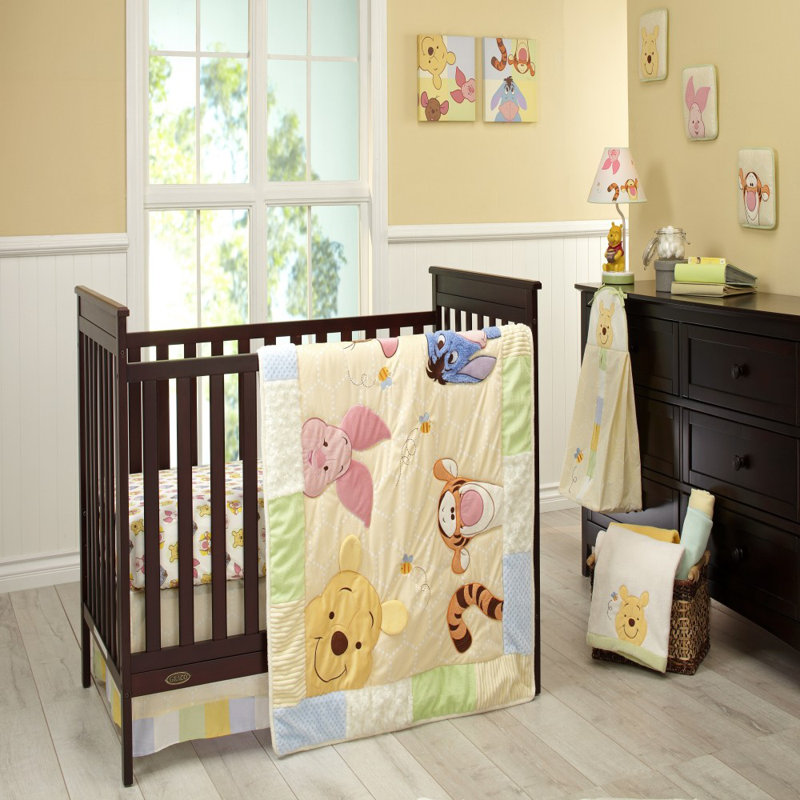 winnie the pooh mini crib bedding
