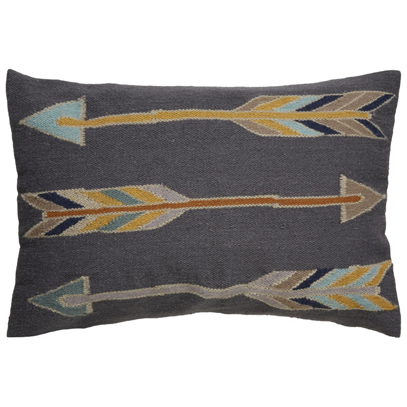 Brayden Studio Faulks Arrow Pattern Throw Pillow Reviews Wayfair