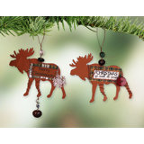 Christmas Moose Statue Wayfair