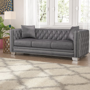 Tufted Velvet Sofas You Ll Love Wayfair Quickview