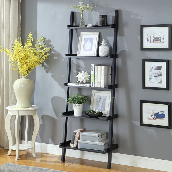 Deals Enger Wall Ladder Bookcase