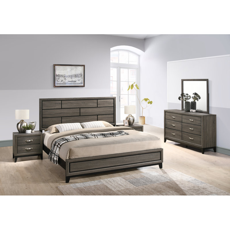 Wrought Studio Macy Standard 5 Piece Bedroom Set Wayfair