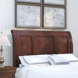 Curran Sleigh Headboard by Three Posts