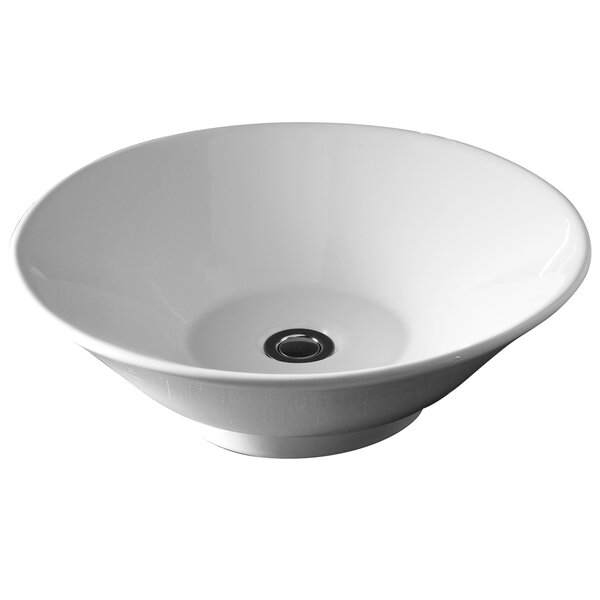 Colony Celerity Ceramic Circular Vessel Bathroom Sink by American Standard