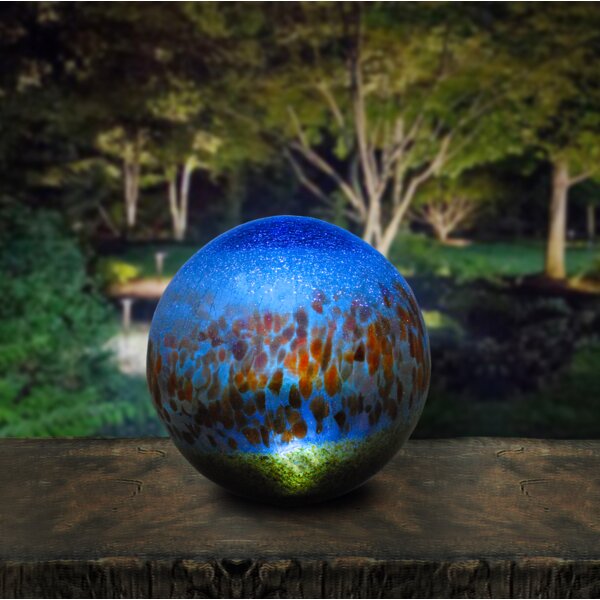 Art Glass Hand-crafted Gazing Globe by OutDoozie