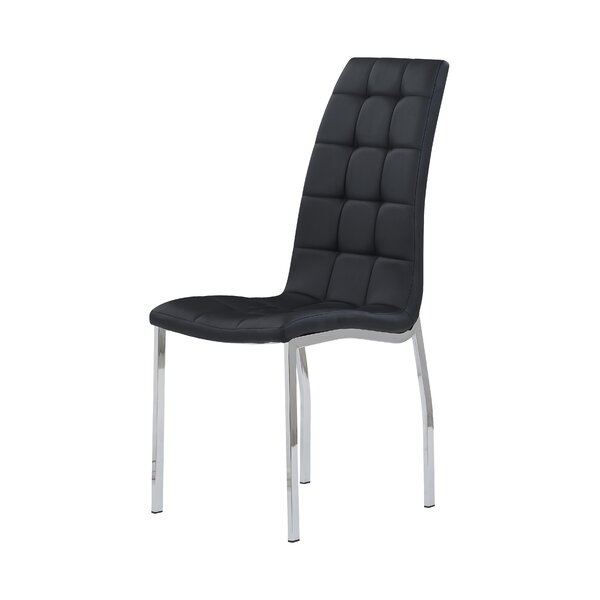 Cena Tufted Upholstered Side Chair In Black (Set Of 4) By Orren Ellis