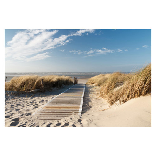 Baltic Sea Beach 2.9m x 4.32m Textured Matt Peel & Stick Wall Mural East Urban Home