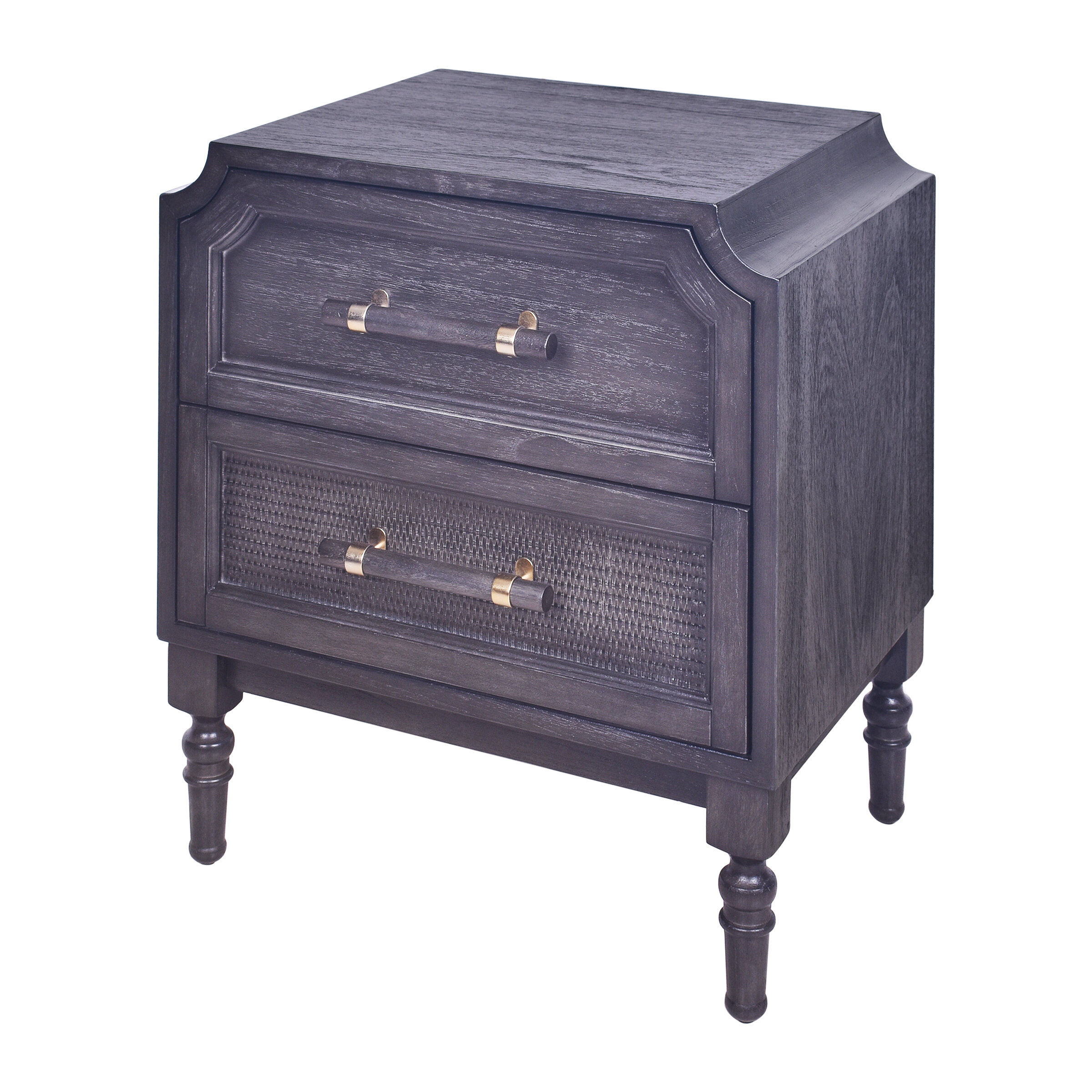 Hopper Studio Pagoda 2 Drawer Nightstand Wayfair