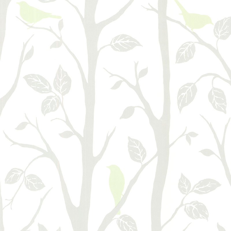 August Grove Leamore 33 X 20 5 Bird Branches Wallpaper Roll Reviews Wayfair