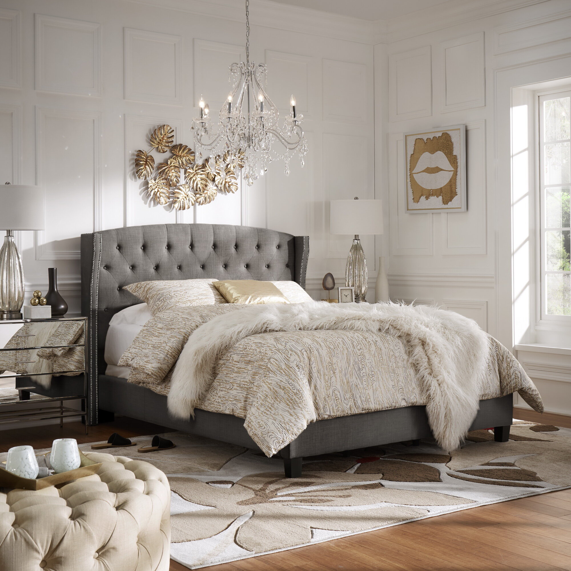 Elegant 60 Glam Bedroom Ideas 2021