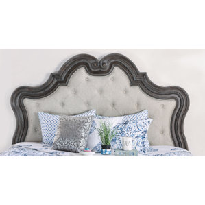 Portsmouth Traditional Upholstered Panel Headboard by One Allium Way