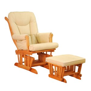 Sleigh Glider and Ottoman