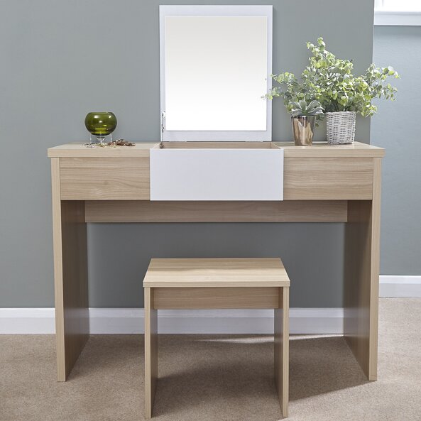 Zipcode Design Harlow Dressing Table Set With Mirror Reviews