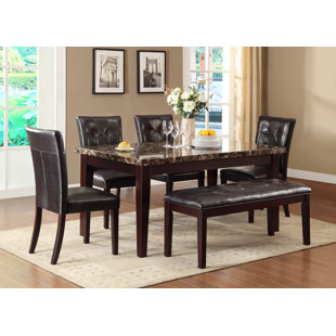 Granite Top Dining Table Set | Wayfair Granite Top Dining Table Set | Wayfair