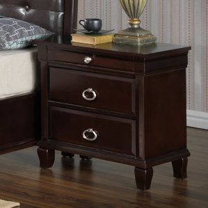 Clarkstown 3 Drawer Nightstand by Three Posts
