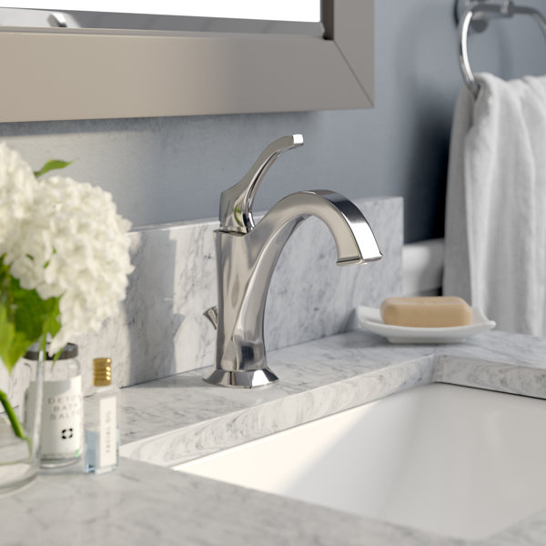 Giancarlo Single Hole Bathroom Faucet with Drain A