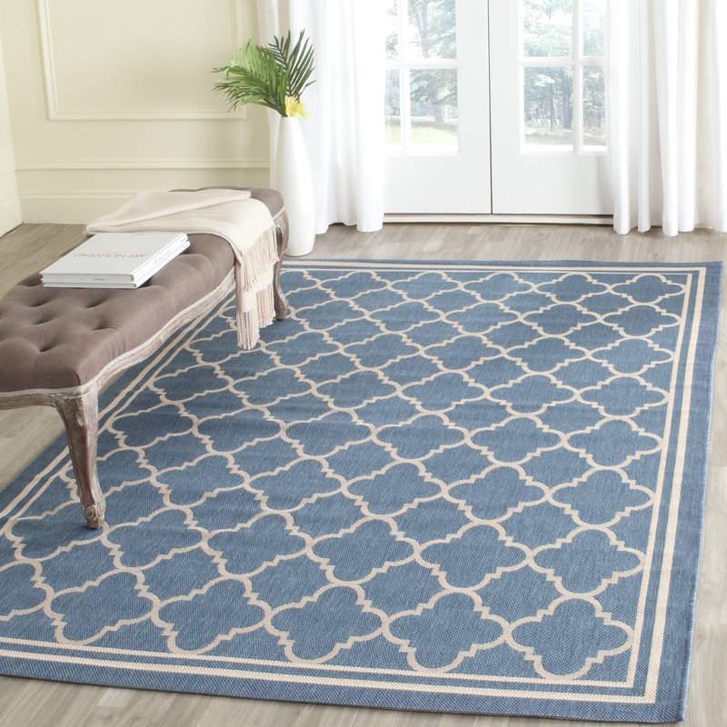 Albuquerque Blue Indoor Outdoor Area Rug Reviews Joss Main Albuquerque Blue Indoor Outdoor Area Rug