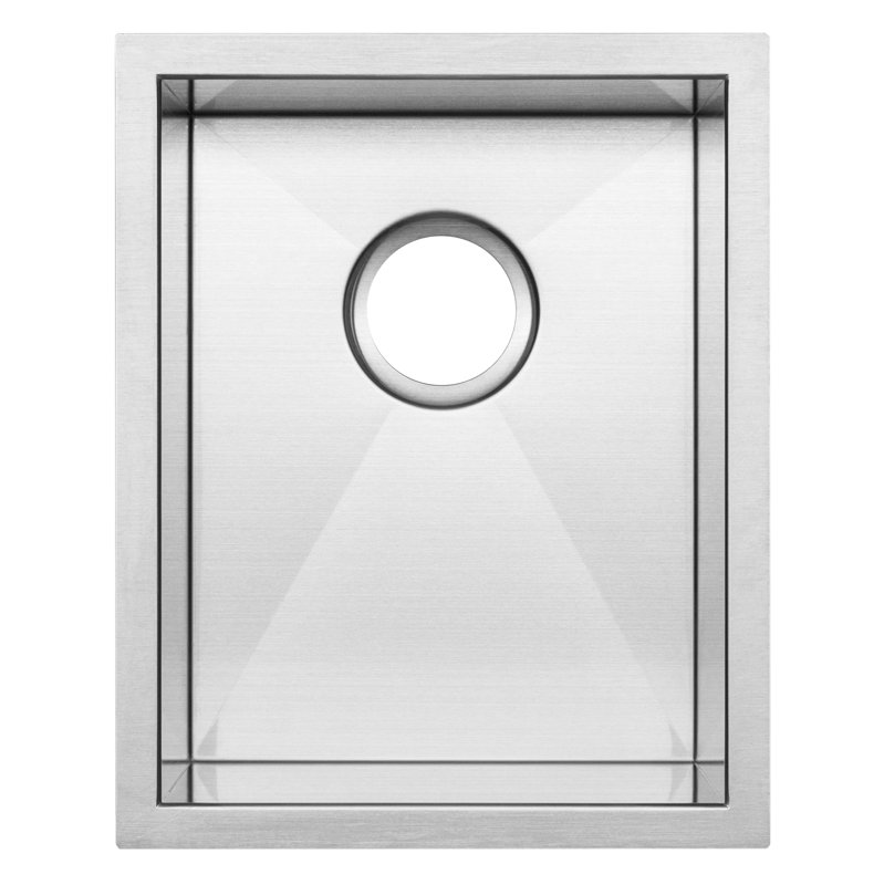 Ticor Sinks Ticor 14" X 17-1/2" Inch Zero Radius 16 Gauge ...