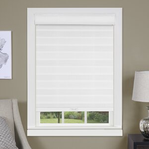 Cordless Double Layered Window Pleated Shade